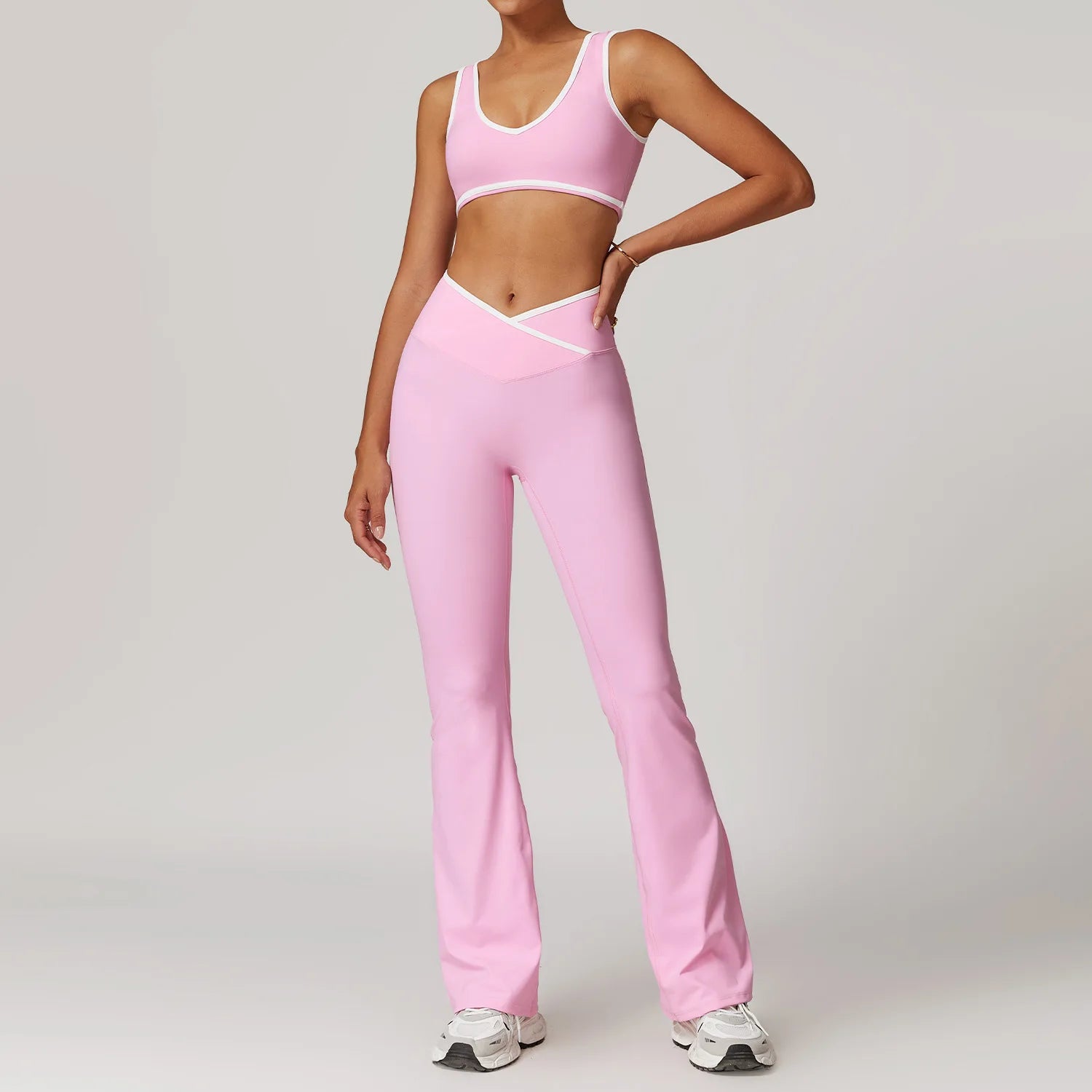 2 Piece, Waist Hugging, Cute, Curvy Workout Set