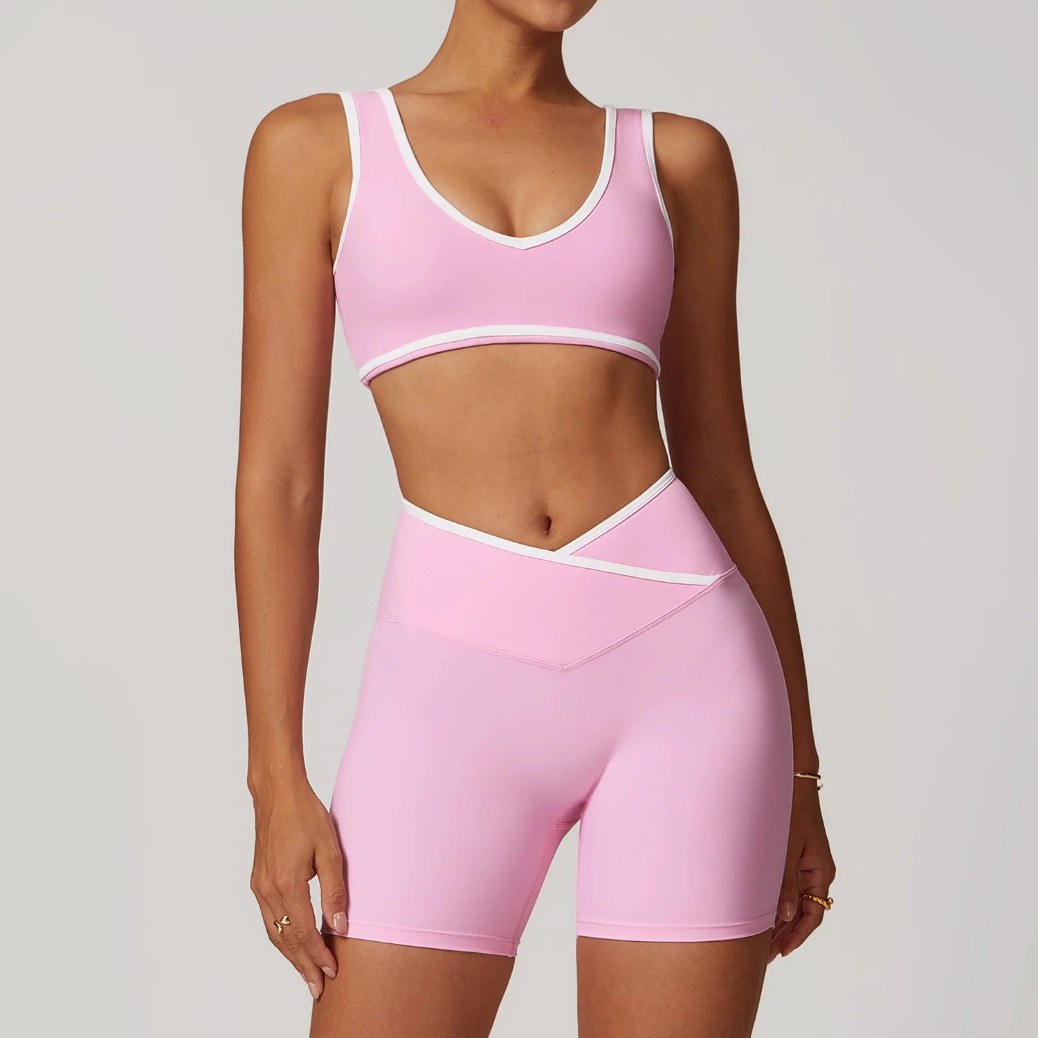 2 Piece, Waist Hugging, Cute, Curvy Workout Set