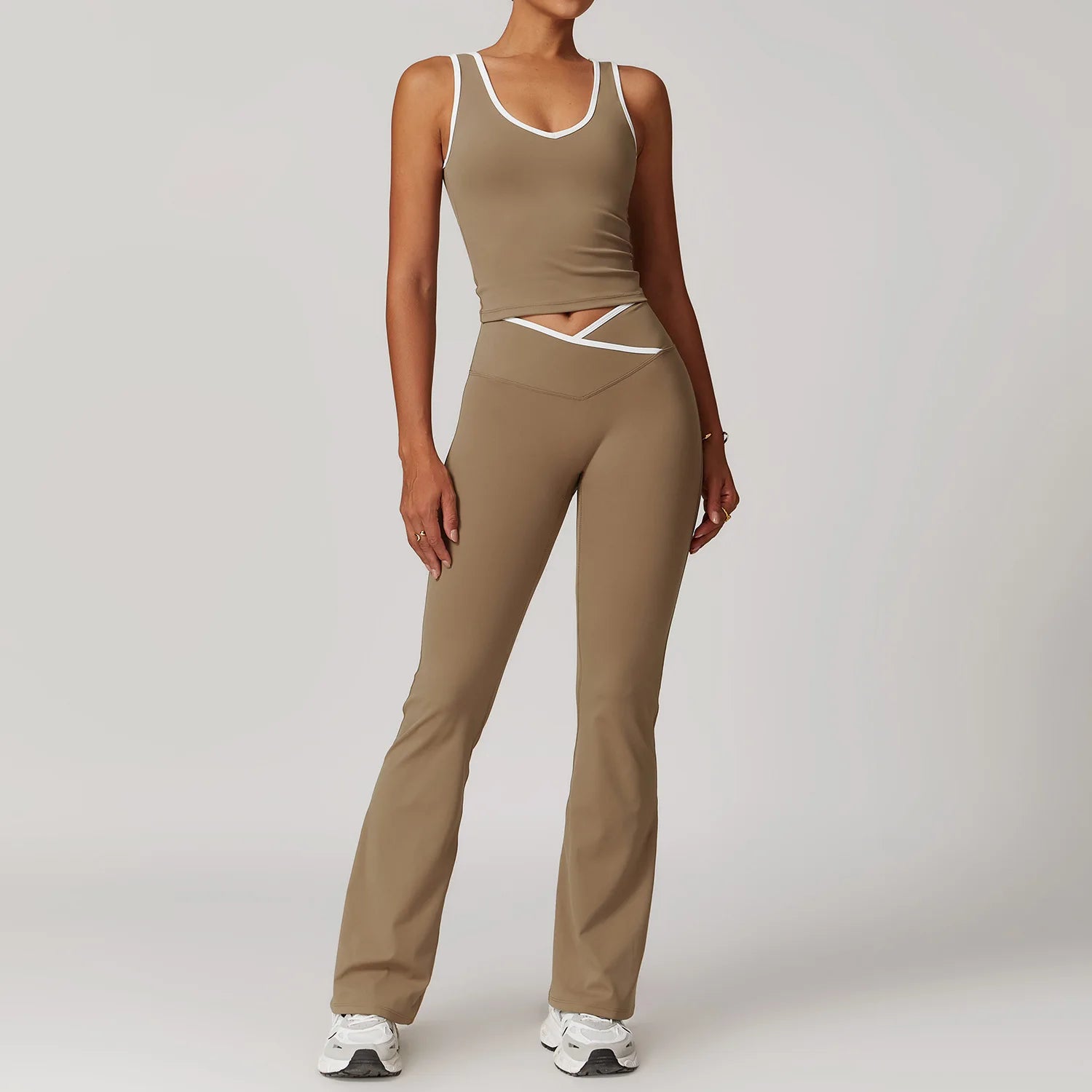 2 Piece, Waist Hugging, Cute, Curvy Workout Set