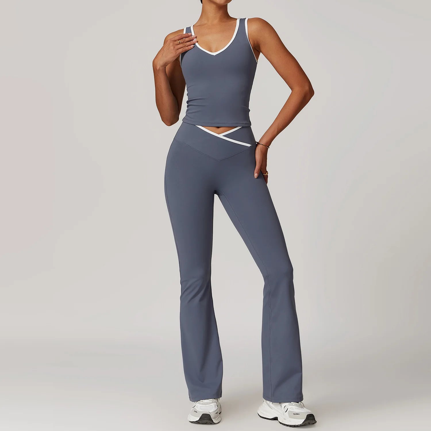 2 Piece, Waist Hugging, Cute, Curvy Workout Set