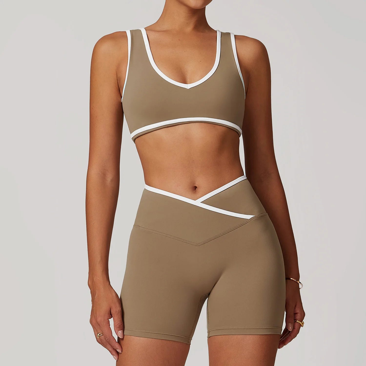 2 Piece, Waist Hugging, Cute, Curvy Workout Set