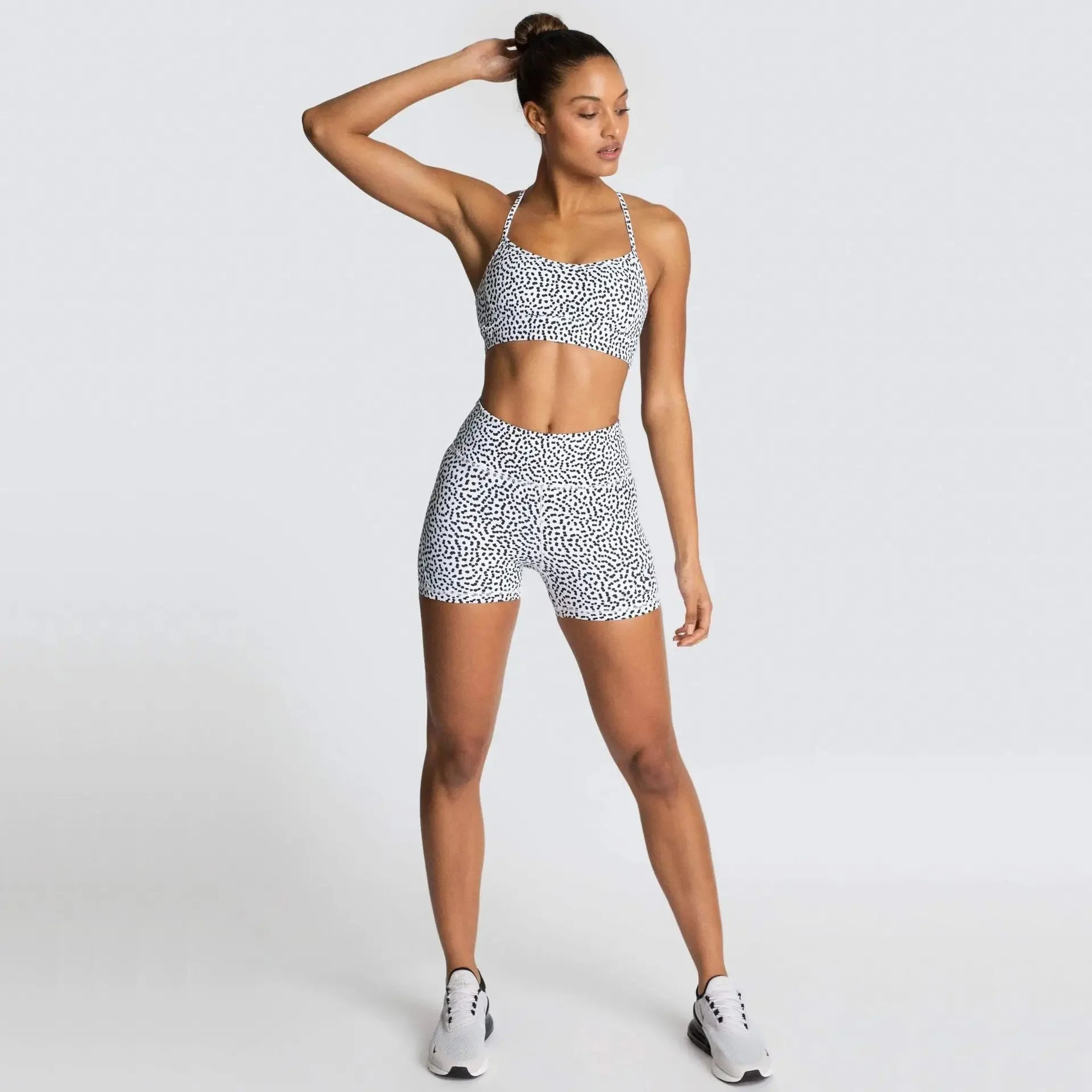 2 Piece Gym Set- Seamless Sports Bra+Shorts